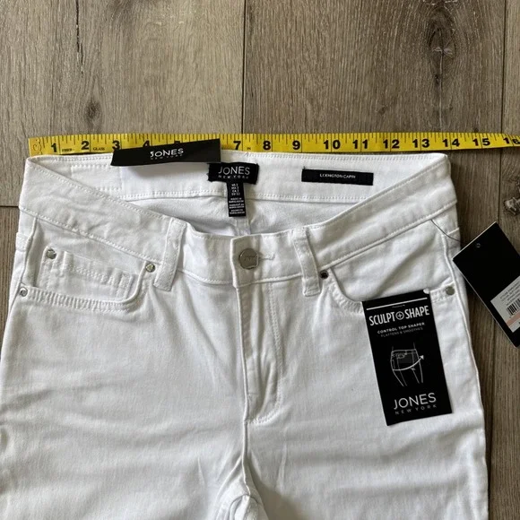 Jones New York Ankle White Skinny Jeans Size 2/26 Sculpt Shape Denim‎ Lexington - Picture 15 of 16